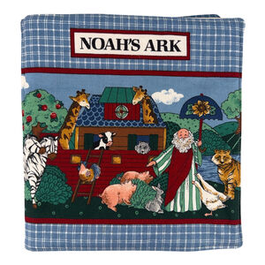 Noahs Ark Fabric Book 8 Page 9.5 x 9.5"